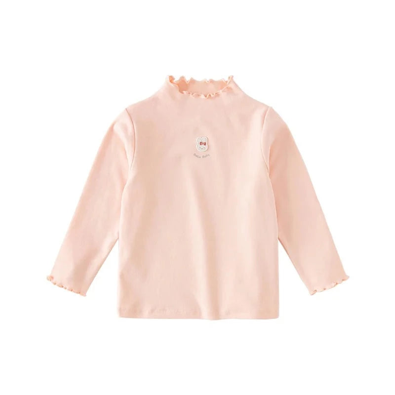 Kids Girls Casual Long Sleeve Cotton Tops for Autumn childrensterritory