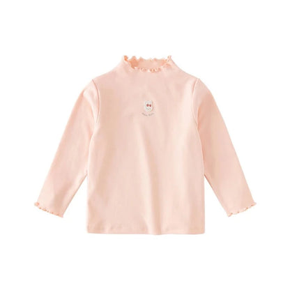 Kids Girls Casual Long Sleeve Cotton Tops for Autumn childrensterritory