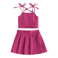 Kids Girl 2 Piece Floral Print Summer Fashion Outfits childrensterritory