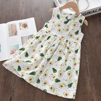 Kids Girls Sleeveless Floral Baptism/Birthday Dresses childrensterritory