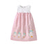 Little Girls Elegant Cartoon Embroidered Summer Dresses childrensterritory