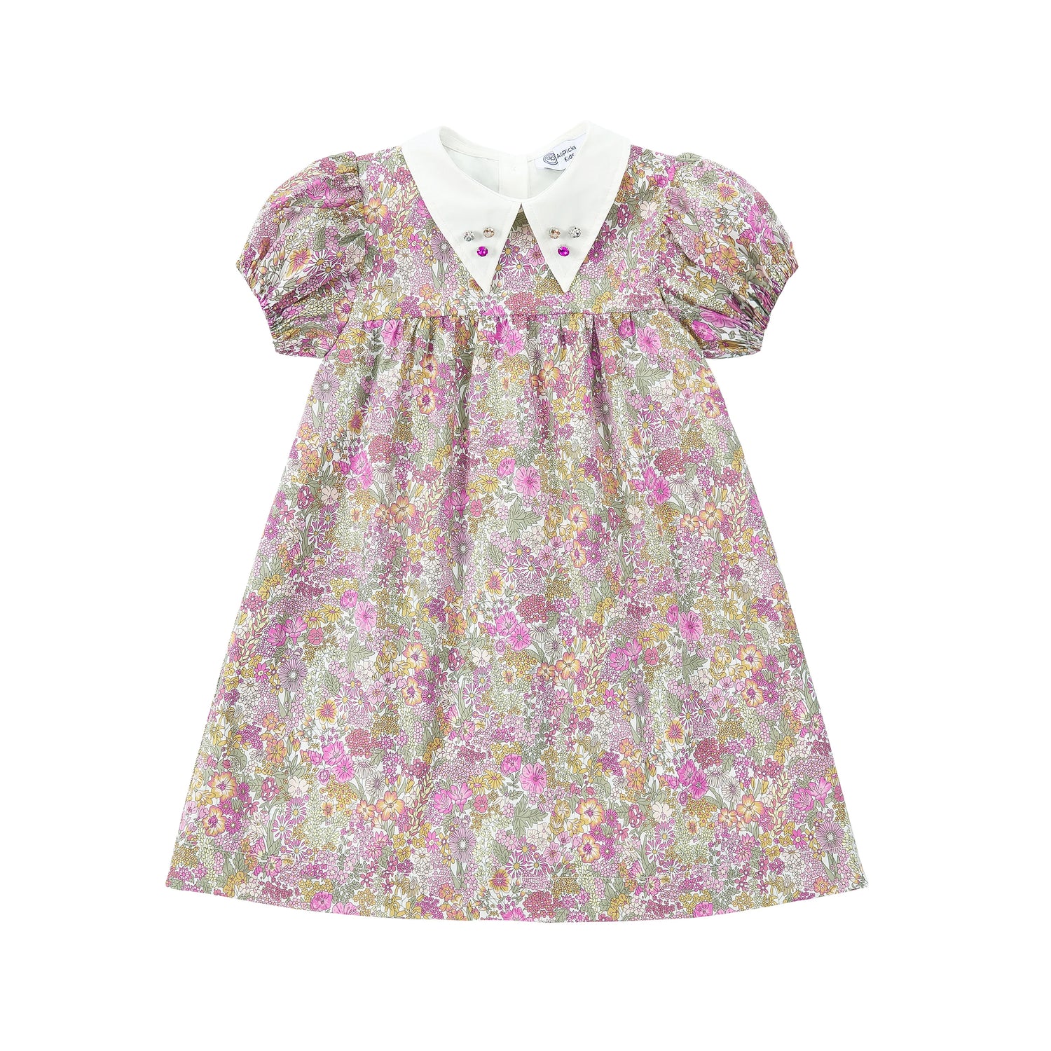 Collar Design Summer Matching Clothing Set childrensterritory