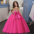 Big Bow, Gauze Lace Princess Birthday Party Dresses for Girls childrensterritory