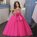 Big Bow, Gauze Lace Princess Birthday Party Dresses for Girls childrensterritory