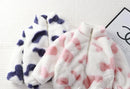 Kids Girls Soft Fleece Warm Printed Jackets childrensterritory
