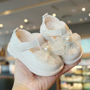 Soft-Soled Bow Design Princess Leather Shoes for Baby Girls childrensterritory