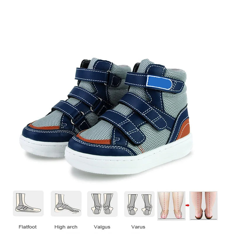 Toddler Sporty Tiptoe Leather Sneakers childrensterritory