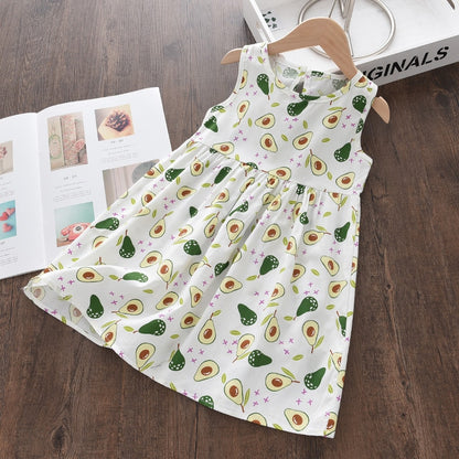 Kids Girls Sleeveless Floral Baptism/Birthday Dresses childrensterritory