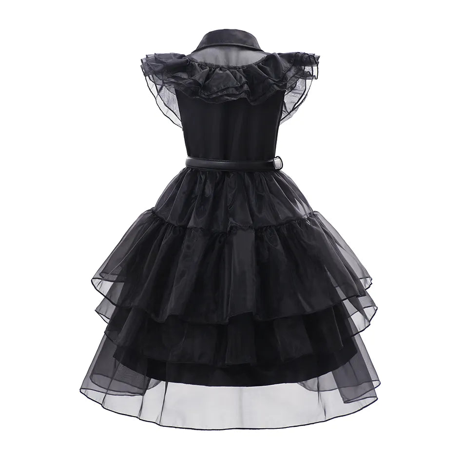 Wednesday Addams Kids Easter Halloween Party Costumes childrensterritory