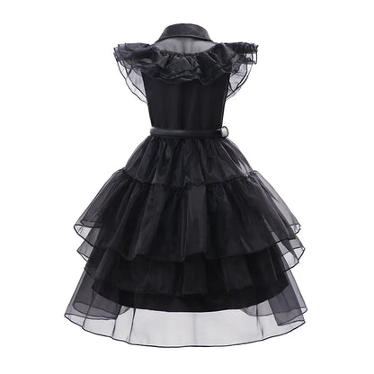 Wednesday Addams Kids Easter Halloween Party Costumes childrensterritory