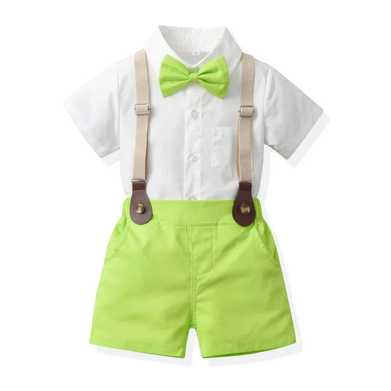 Little Boys Elegant Gentlemen Clothes Sets for Birthday Party