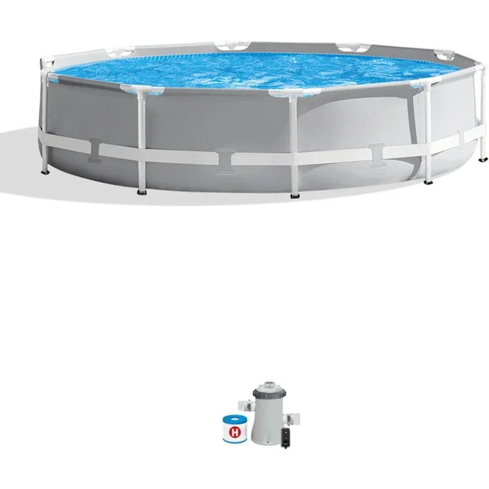 Large Patio Swimming Pool with Ladder for the Whole Family childrensterritory