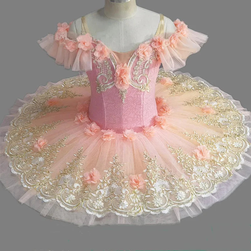 Young Girls Professional Princess Swan Lake Ballerina Costume childrensterritory