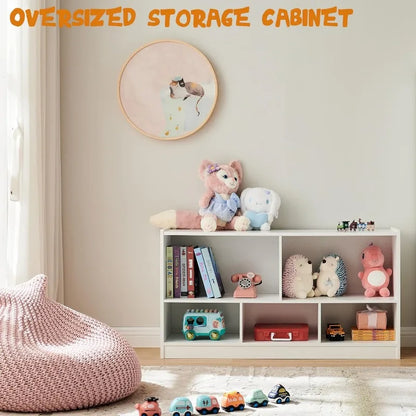 Kids Storage Cabinet Flexible Stackable Bookcase