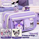 Large Capacity Kawaii Pencil Case For School Girls