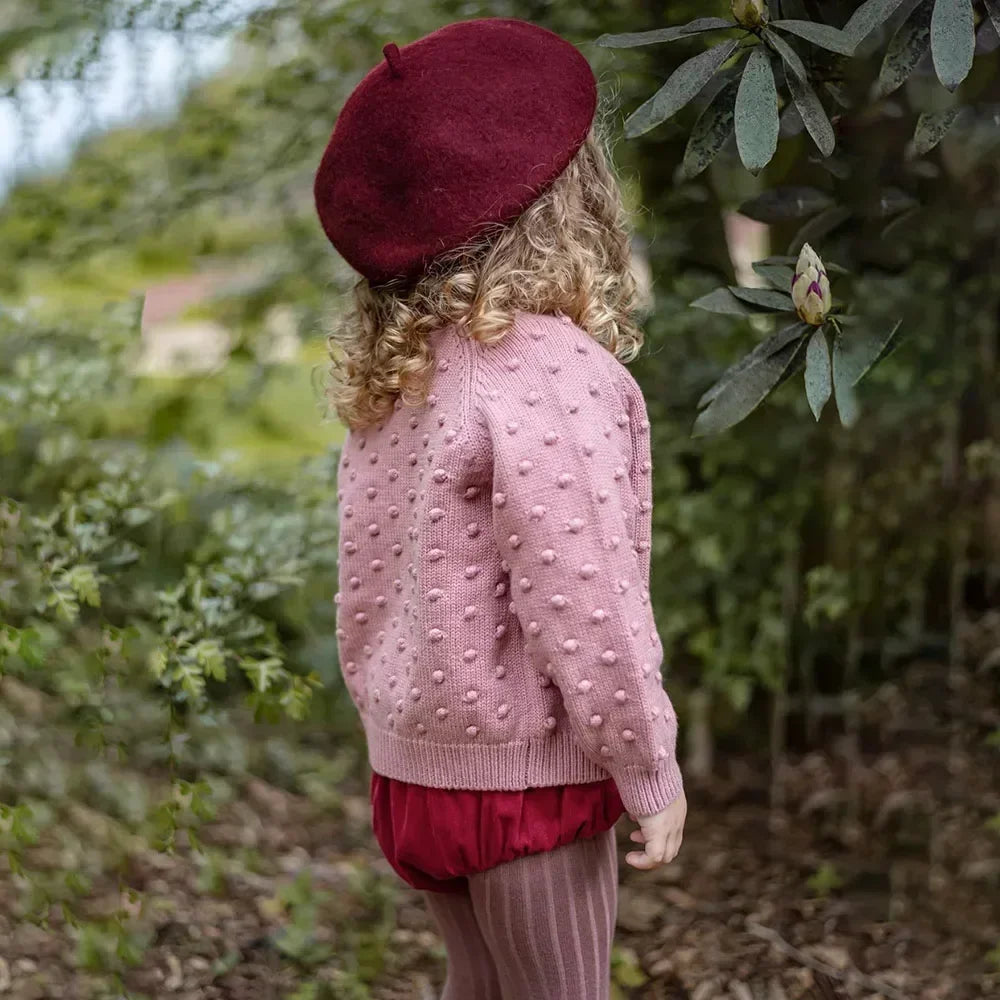 Toddler Girls Lovely Knitted Cardigan for Winters childrensterritory
