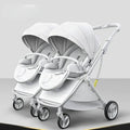 Two-way Foldable, Lightweight, and Detachable Twin Baby Stroller childrensterritory