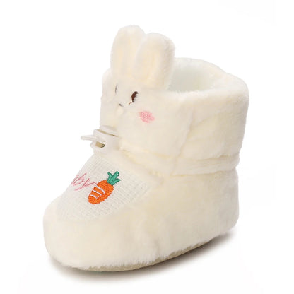 Cute Rabbit Design Baby Warm First Walker Shoes childrensterritory