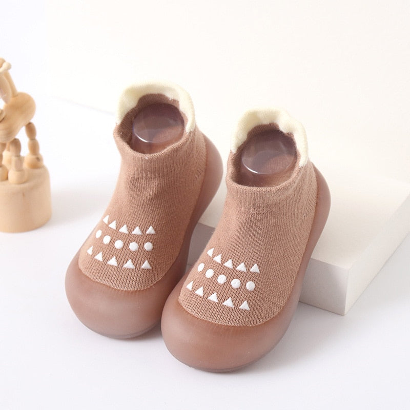 Baby Cartoon Print Soft Rubber Sole Booties childrensterritory