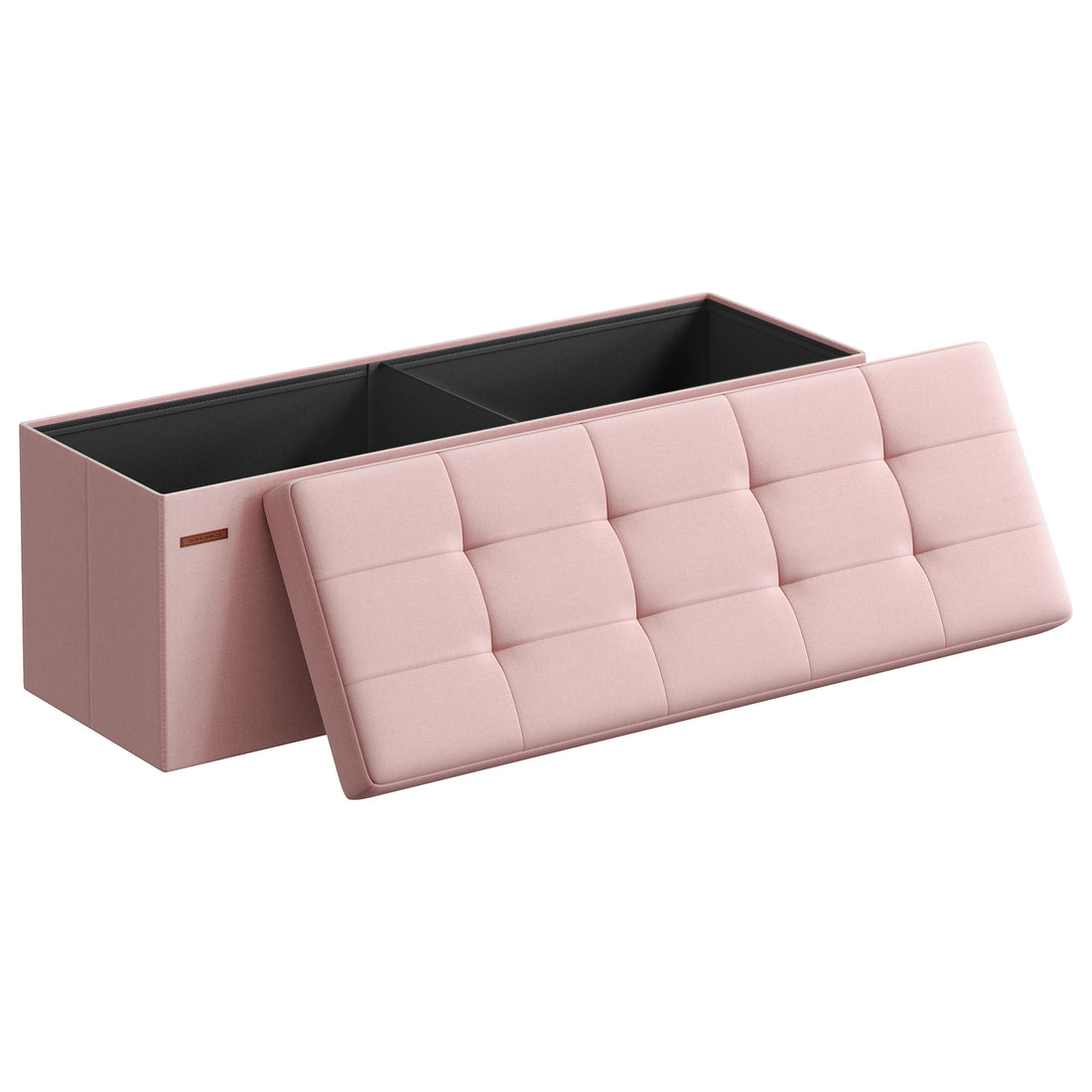 Foldable 43-Inch Storage Ottoman Bench for Home childrensterritory