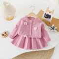 Girls’ Long-Sleeve Soft Winter Sweater with Heart Design childrensterritory
