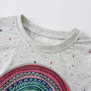 Cartoon Rainbow Design Kids Boys Long Sleeves T-shirts childrensterritory