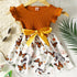 Butterfly Print Sleeveless Summer Party Dresses for Little Girls childrensterritory