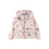 Kids Girl Flowers Cartoon Print Hooded Jackets Windbreaker childrensterritory