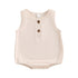 Solid Color Sleeveless Baby Girls Boys Summer Bodysuit childrensterritory