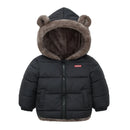 Kids' Solid-Colour Long-Sleeved Winter Jackets childrensterritory