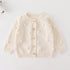 Infant Girls Long Sleeve Embroidery Knitted Cardigan childrensterritory