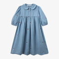 Family Matching Embroidered Denim Clothing Set for Summer childrensterritory