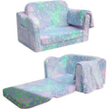 Kids' Foldable Sofa that Turns Into a Lounger with a Blanket