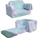 Kids' Foldable Sofa that Turns Into a Lounger with a Blanket