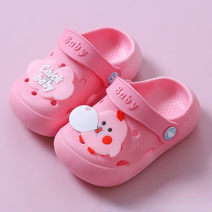 Breathable, Cute Cartoon Slip-On Mules for Little Boys and Girls childrensterritory