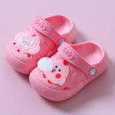 Breathable, Cute Cartoon Slip-On Mules for Little Boys and Girls childrensterritory