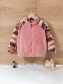 Girls' Long-Sleeved Casual Warm Sweater