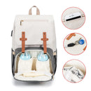 Waterproof Maternity Backpack with USB, Rechargeable Holder