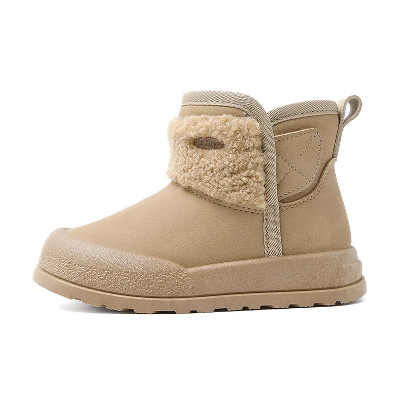 Kids’ Casual Snow Shoes with Plush Fur Accents