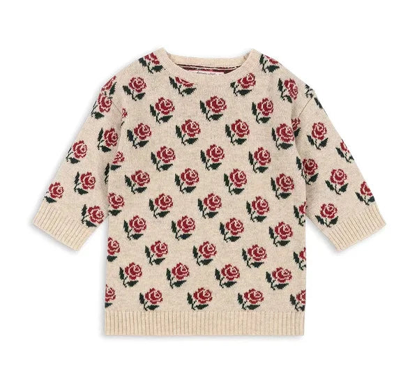 Full-Sleeve Printed Autumn Sweaters For Kids