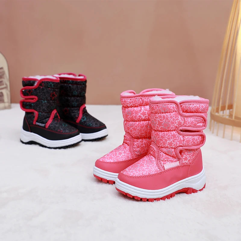 Thickened Oversized Kids Boy And Girl Snow Boots childrensterritory