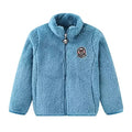Boys Zipper Hooded Fur Collar Design Warm Jackets childrensterritory