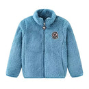 Boys Zipper Hooded Fur Collar Design Warm Jackets childrensterritory