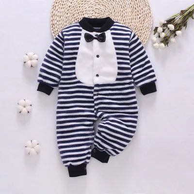 Baby Kids Cartoon Design Winter Bodysuits