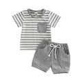 Baby Boys Short Sleeve Tops and Shorts Set for Summer childrensterritory