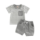 Baby Boys Short Sleeve Tops and Shorts Set for Summer childrensterritory