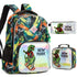 Kids 3pcs School Backpack of Astronaut and Dinosaurs Print childrensterritory