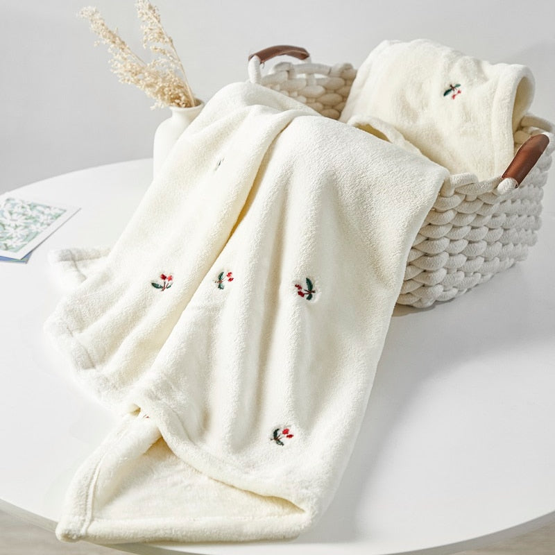 Newborn Baby Soft Fleece Winter Blanket Swaddle childrensterritory