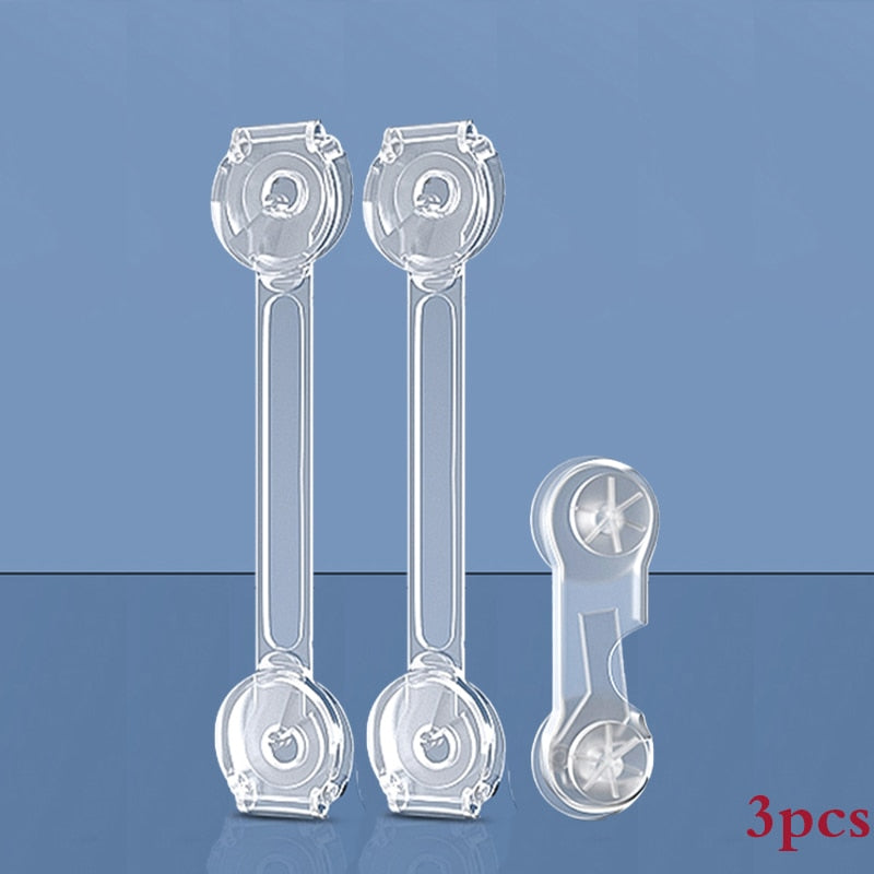 Anti-opening 3/5 Pieces Baby Cabinet Locks Protection Buckle childrensterritory