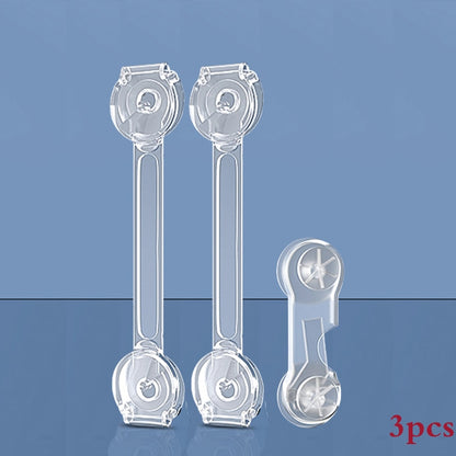 Anti-opening 3/5 Pieces Baby Cabinet Locks Protection Buckle childrensterritory